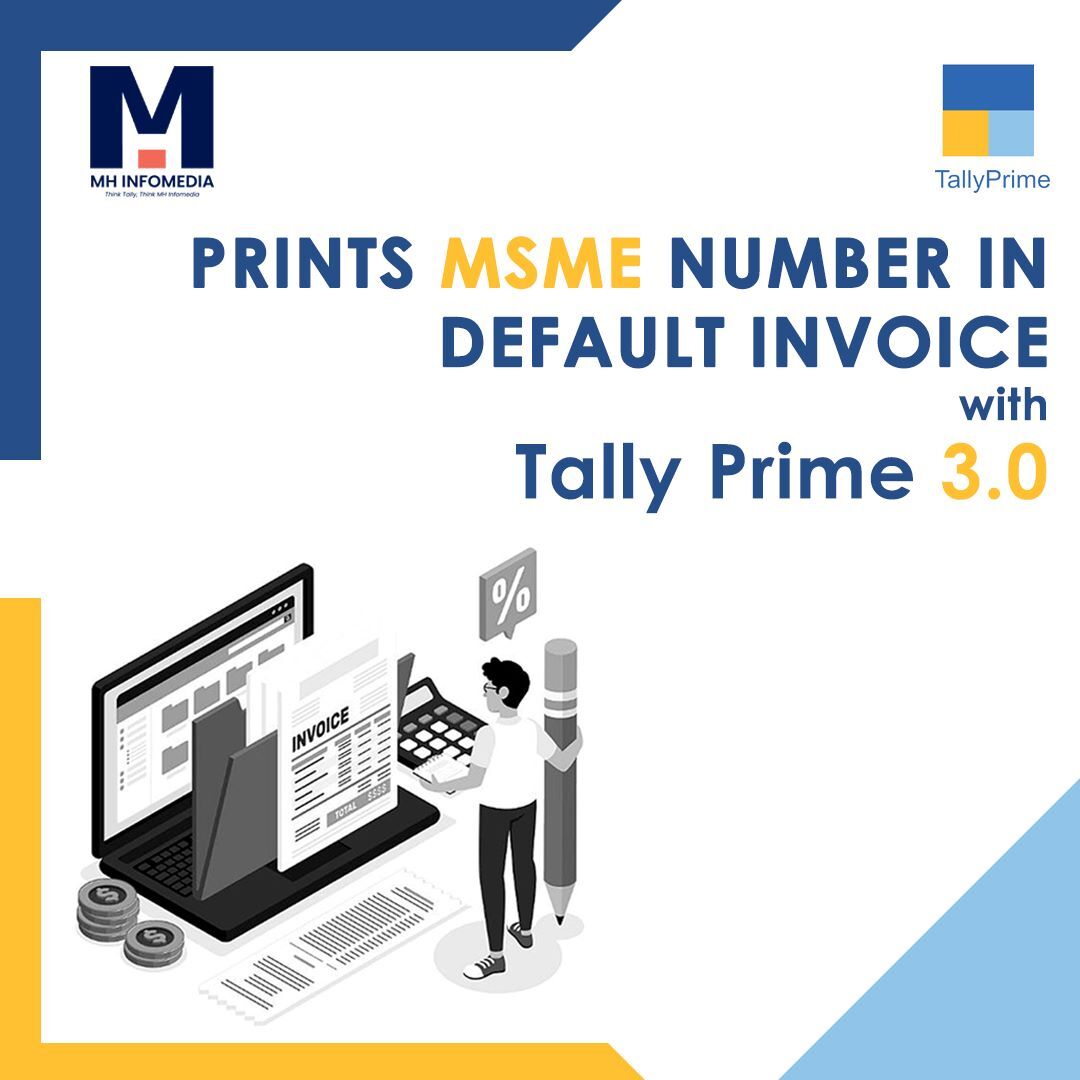 MSME Registration No. on Tally Prime Invoice